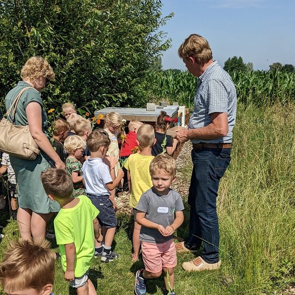 natuurtuin bijenkasten