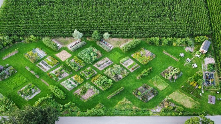 overzicht natuurtuin De Gatherhof