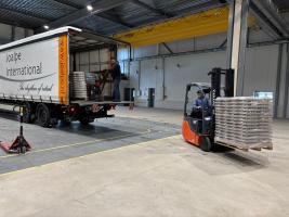 Verhuizen naar de Klovenier- laden en lossen
